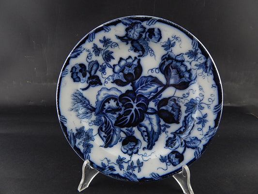 ANTICO PIATTO NINFEE CERAMICA RICHARD MILANO FINE 800 FLOW BLUE WATER NYMPH 8739