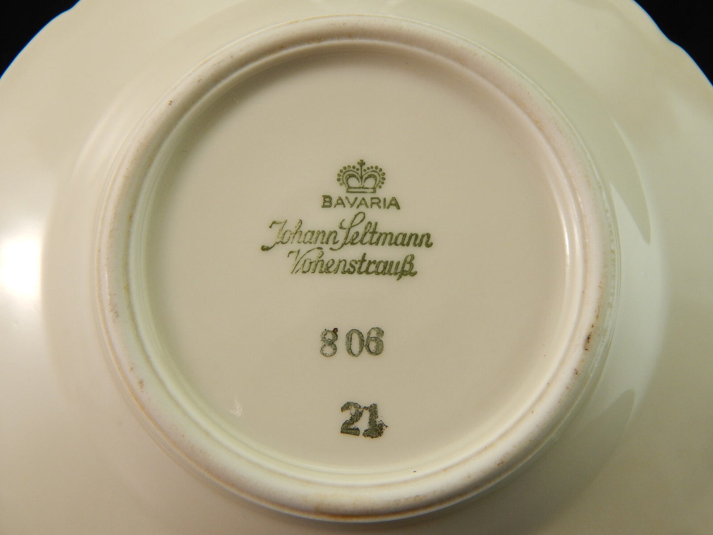 ROCAILLE SET 6 TAZZINE CAFFE' PORCELLANA VOHENSTRAUSS BAVARIA JOHANN SELTMANN