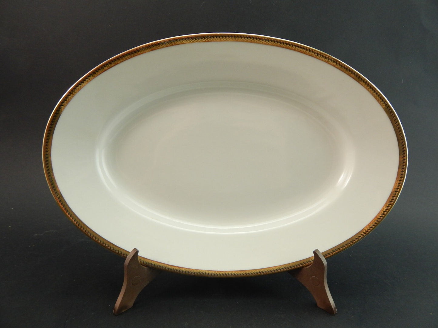 ANTICO PREZIOSO VASSOIO OVALE IMPERO PORCELLANA RICHARD GINORI DOCCIA DEL 1939 *