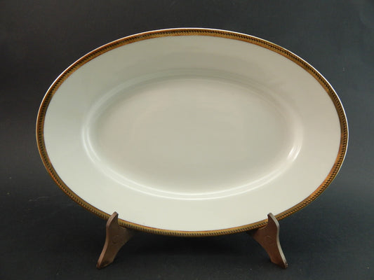 ANTICO PREZIOSO VASSOIO OVALE IMPERO PORCELLANA RICHARD GINORI DOCCIA DEL 1939 *