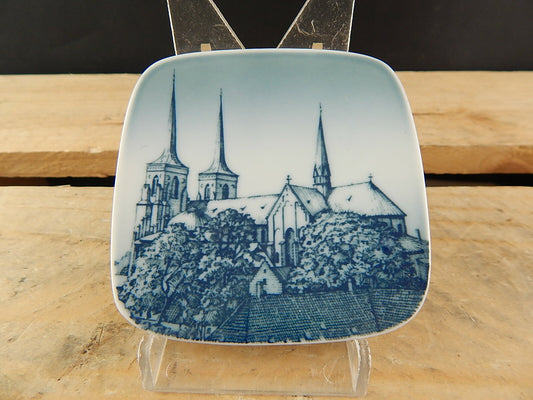 ROYAL COPENHAGEN BING&GRONDAHL PLAQUETTE PIATTINO PORCELLANA ROSKILDE DOMKIRKE