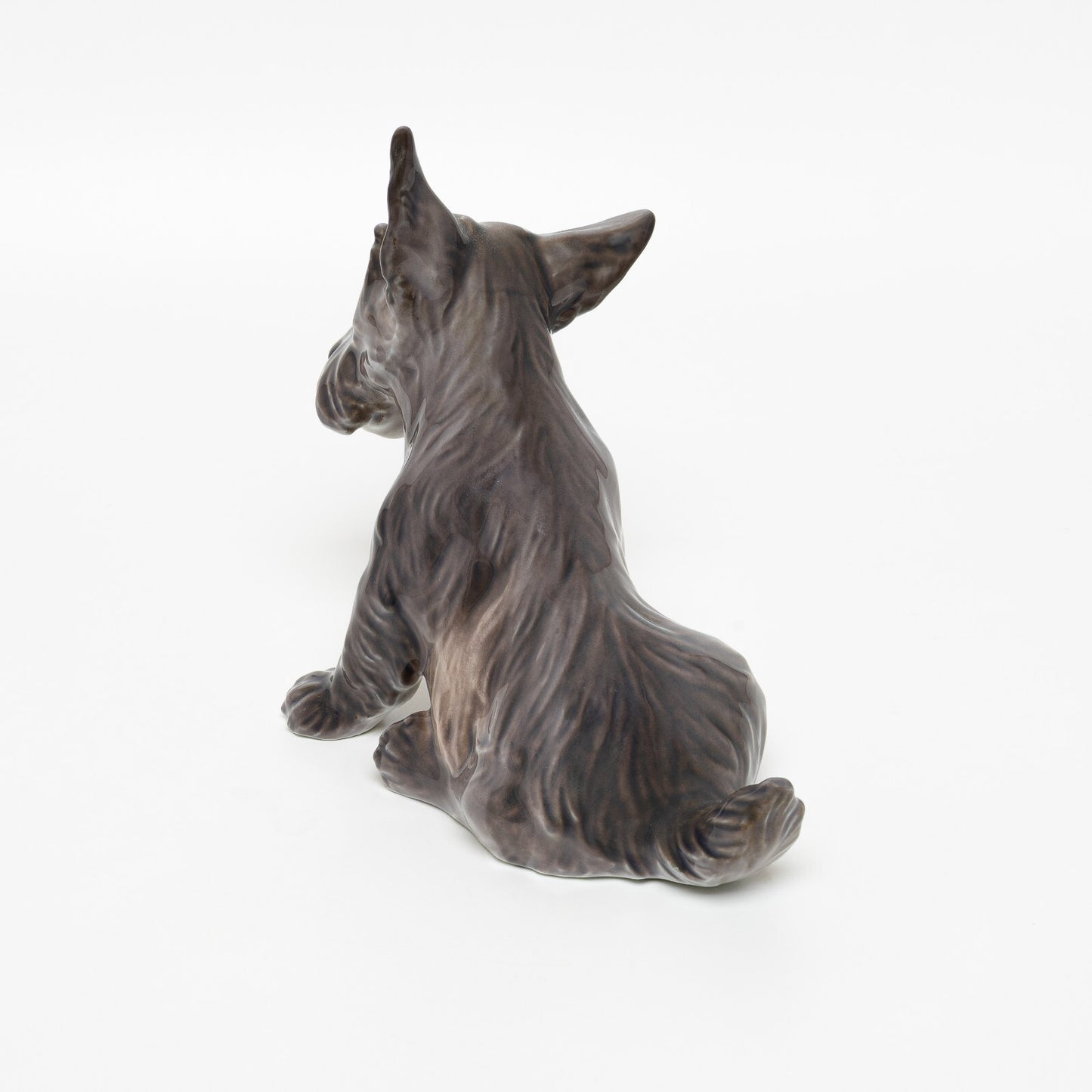 RARA STATUINA PORCELLANA DAHL JENSEN COPENHAGEN "Scottish Terrier" 1078 15x19x10