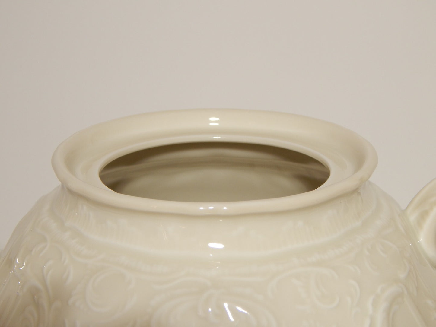 VINTAGE STILE ROCAILLE ELEGANTE GRANDE TEIERA SANS SOUCI PORCELLANA ROSENTHAL