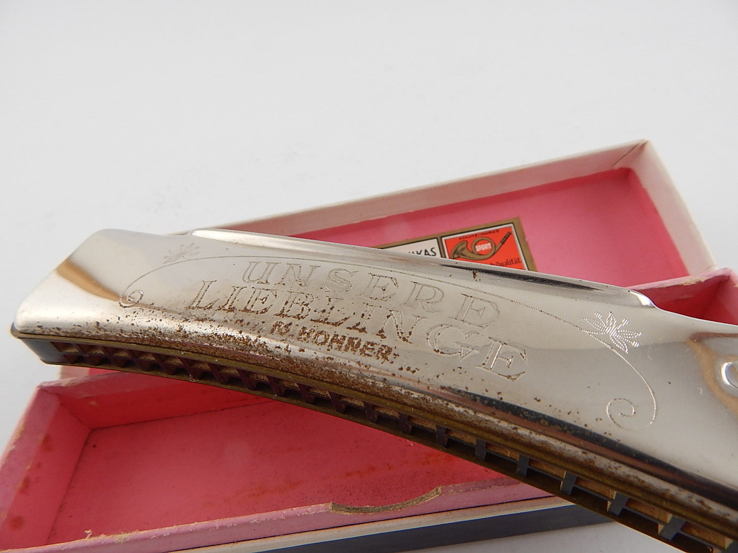 VINTAGE ARMONICA A BOCCA UNSERE LIEBLINGE M. HOHNER HARMONIKAS