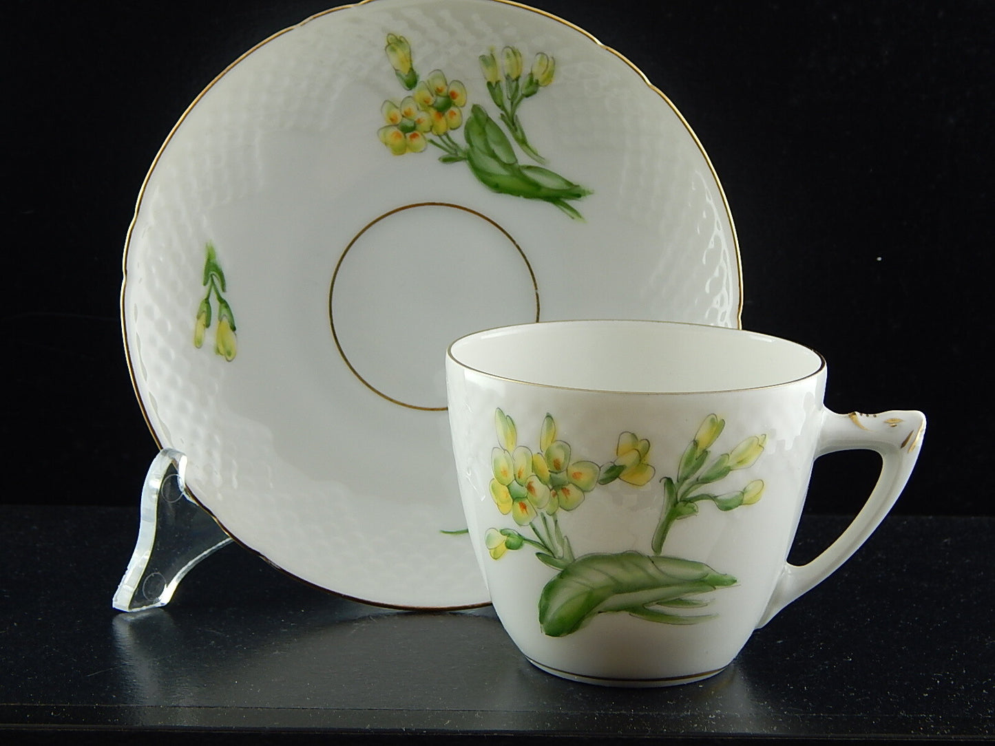 ROYAL COPENHAGEN BING&GRONDAHL SERVIZIO DA 6 PORCELLANA PRIMULE TÈ O CAFFÈ