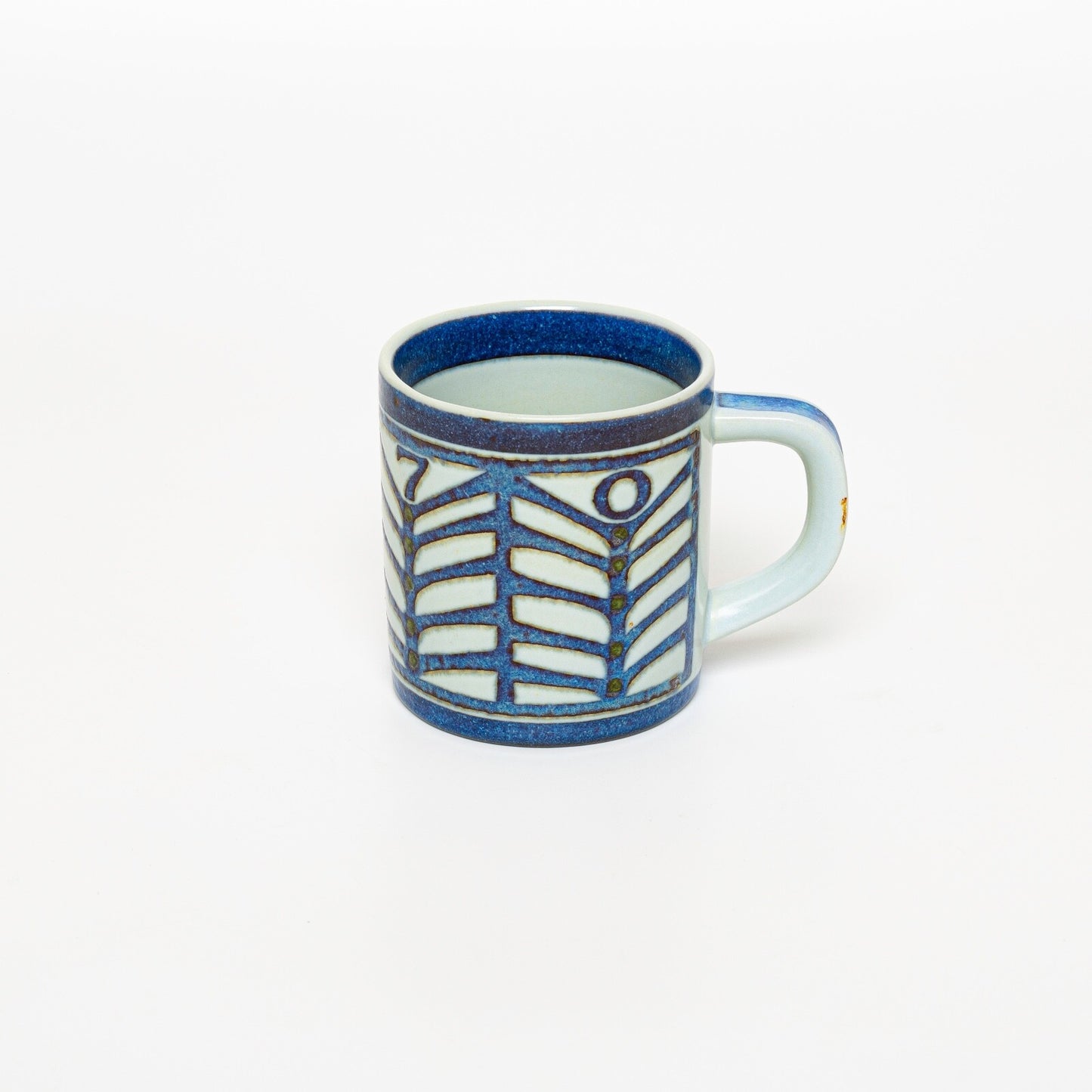 ROYAL COPENHAGEN TAZZA ANNUALE 1970 PICCOLA CERAMICA CM 8 ML 200