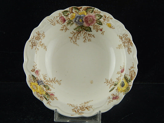 ANTICA CIOTOLA CROWN DUCAL RYDAL SEMI PORCELLANA DECORO FLOREALE POLICROMO