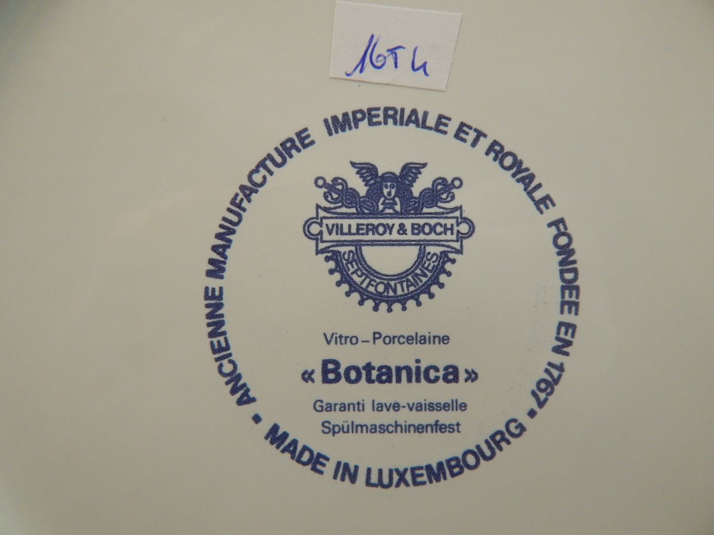 VINTAGE VILLEROY&BOCH CIOTOLA LEGUMIERA PORCELLANA COLLEZIONE BOTANICA