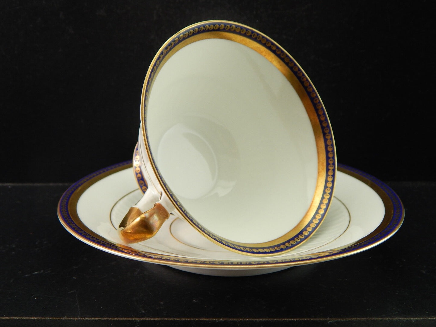 ANTICO PREZIOSO SERVIZIO TE’ IMPERO PORCELLANA SCHUMANN BAVARIA DEL 1945