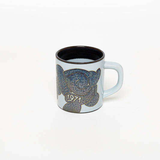 ROYAL COPENHAGEN TAZZA ANNUALE 1971 PICCOLA CERAMICA CM 8 ML 200