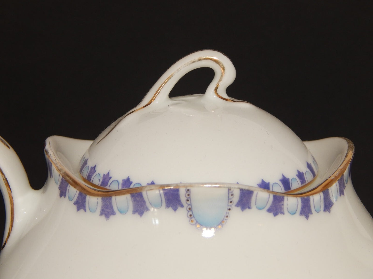 ANTICA LIBERTY DEL 1910 PREZIOSA TEIERA PORCELLANA J.Z.& CO PRE-ROSENTHAL