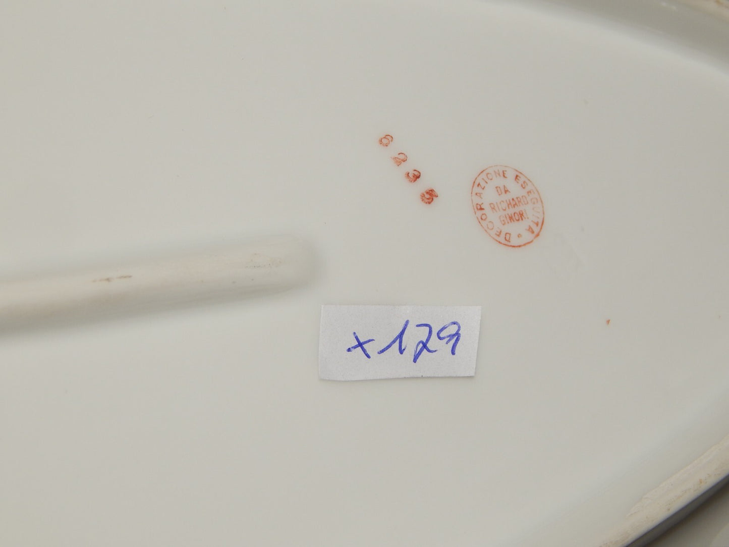 ANTICA PREZIOSA RARA PESCIERA VASSOIO PORCELLANA GINORI LIBERTY