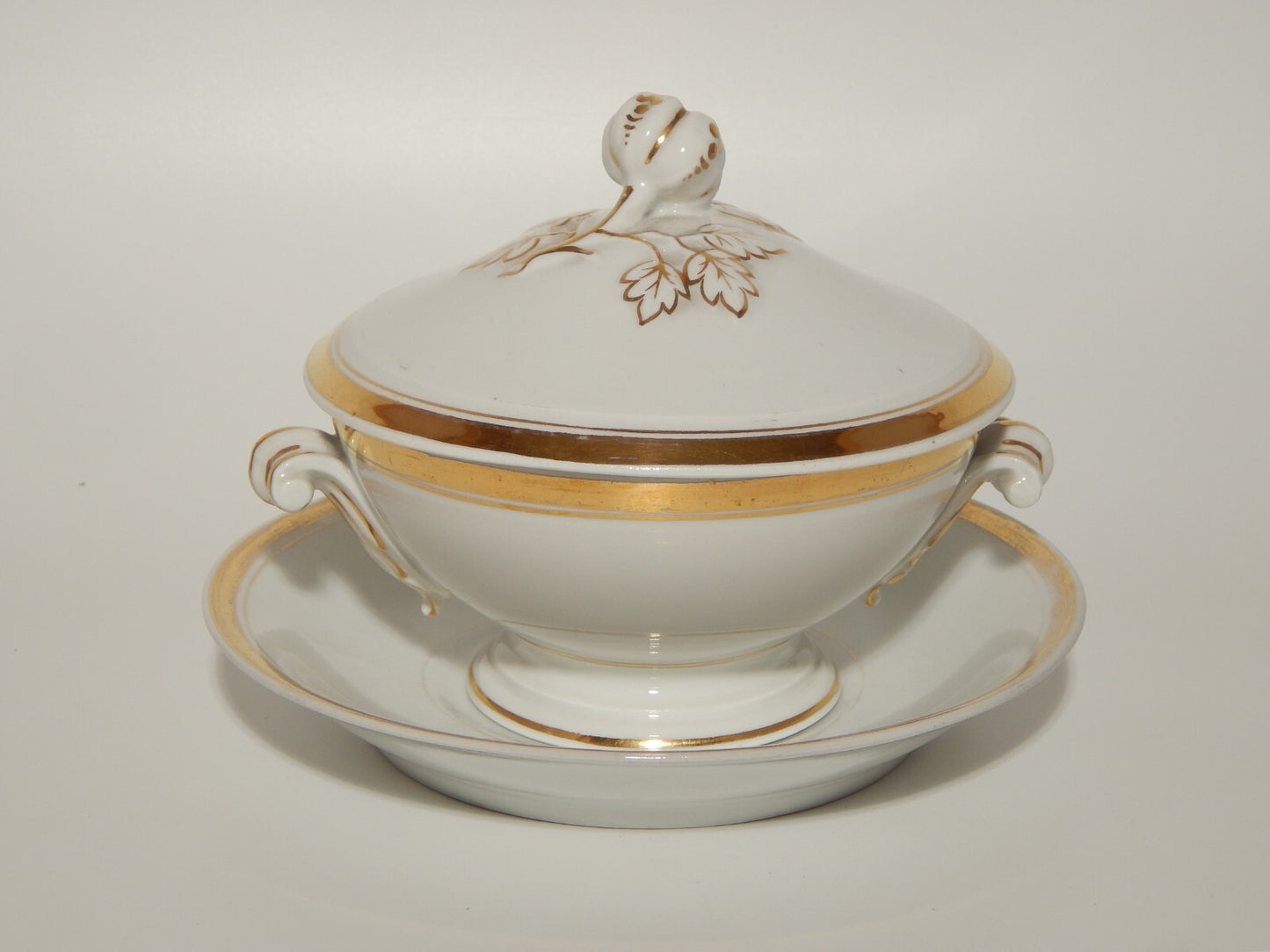 ANTICA ELEGANTE PREZIOSA TAZZA PUERPERA IMPERO PORCELLANA DI PARIGI PRIMO '800