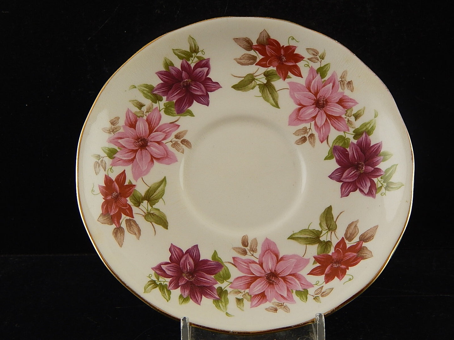 PREZIOSA PORCELLANA INGLESE RIDGWAY QUEEN ANNE TAZZA VINTAGE BONE CHINA