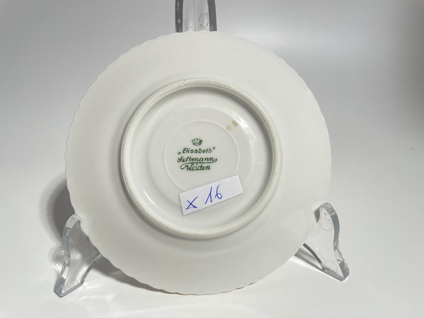 ANTICO SERVIZIO 6 TAZZINE PORCELLANA SELTMANN WEIDEN BAVARIA MODELLO ELISABETH