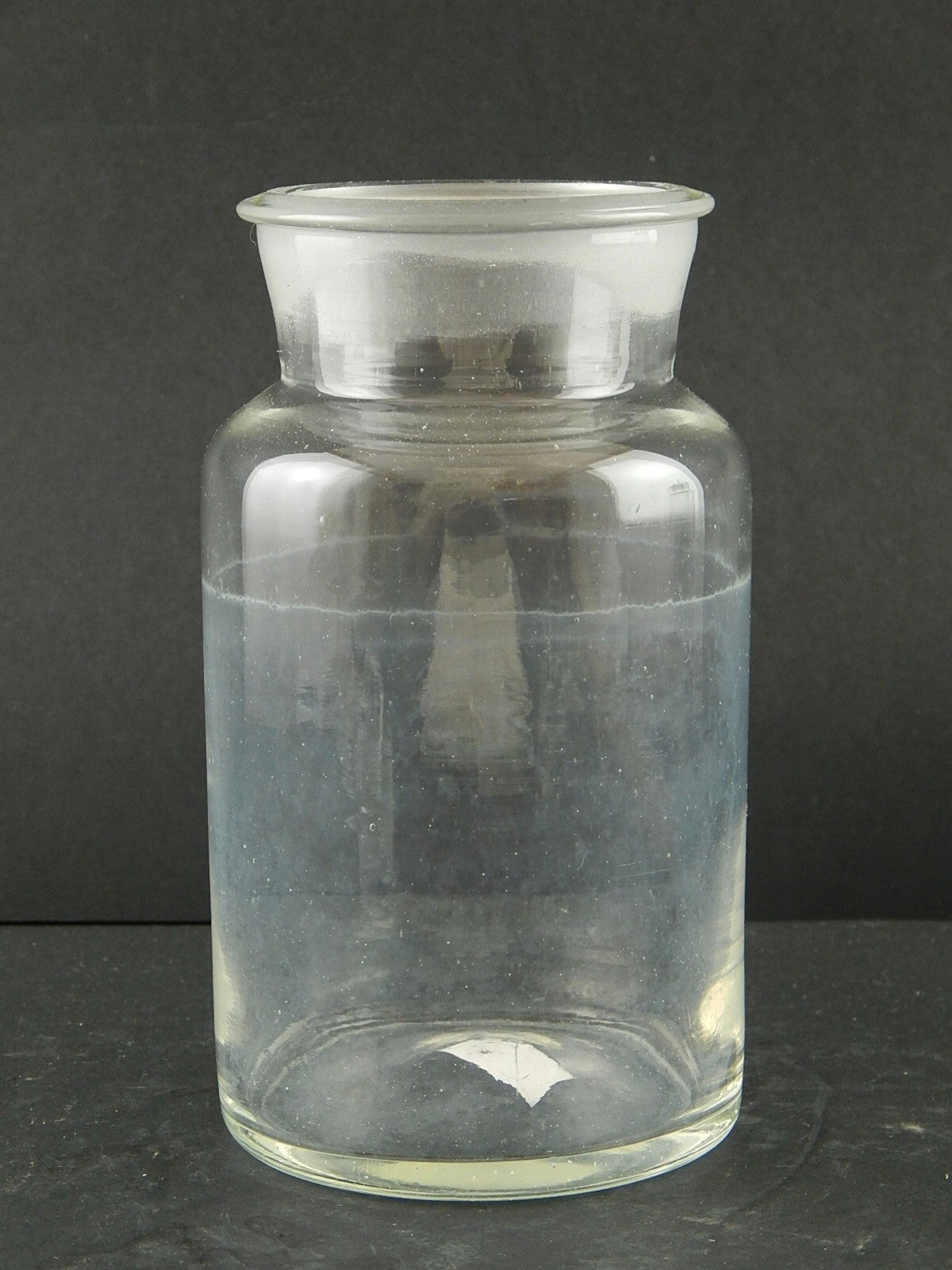 ANTICO VASO ALBARELLO VETRO SOFFIATO ALTARE FARMACIA DROGHERIA A575