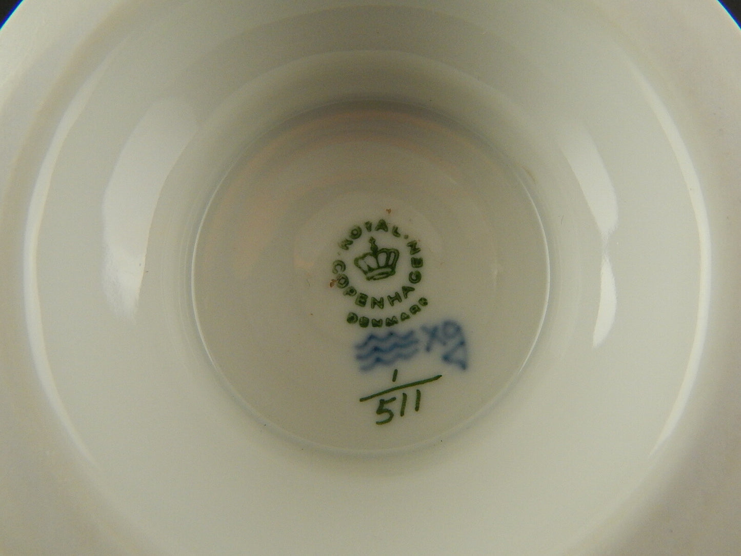 ROYAL COPENHAGEN PORCELLANA BLUE FLUTED HALF LACE PREZIOSA CIOTOLA ALZATA 511