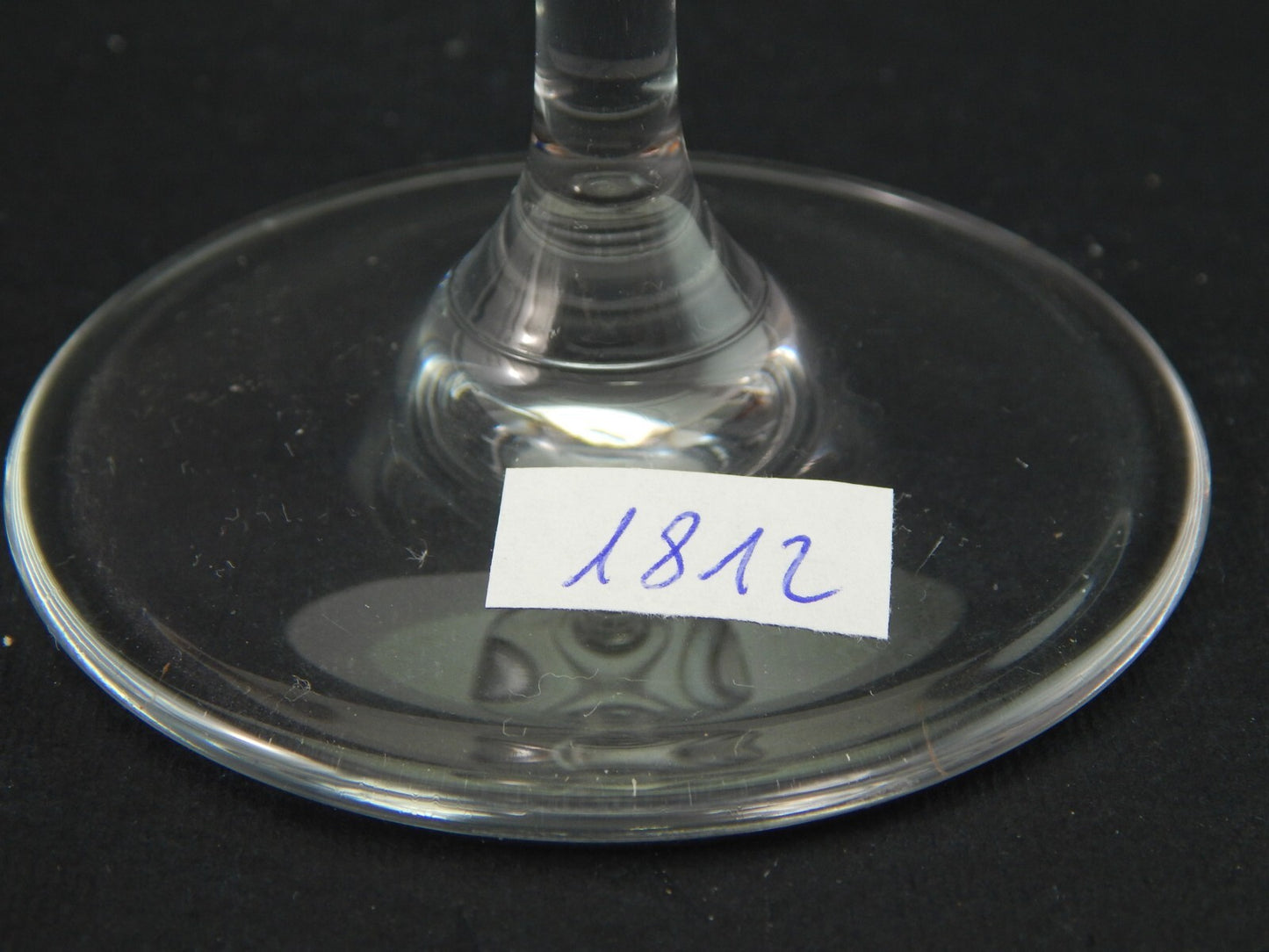 VINTAGE ELEGANTE SERVIZIO 18 CALICI CRISTALLO IN STILE ART DECO MADE IN ITALY