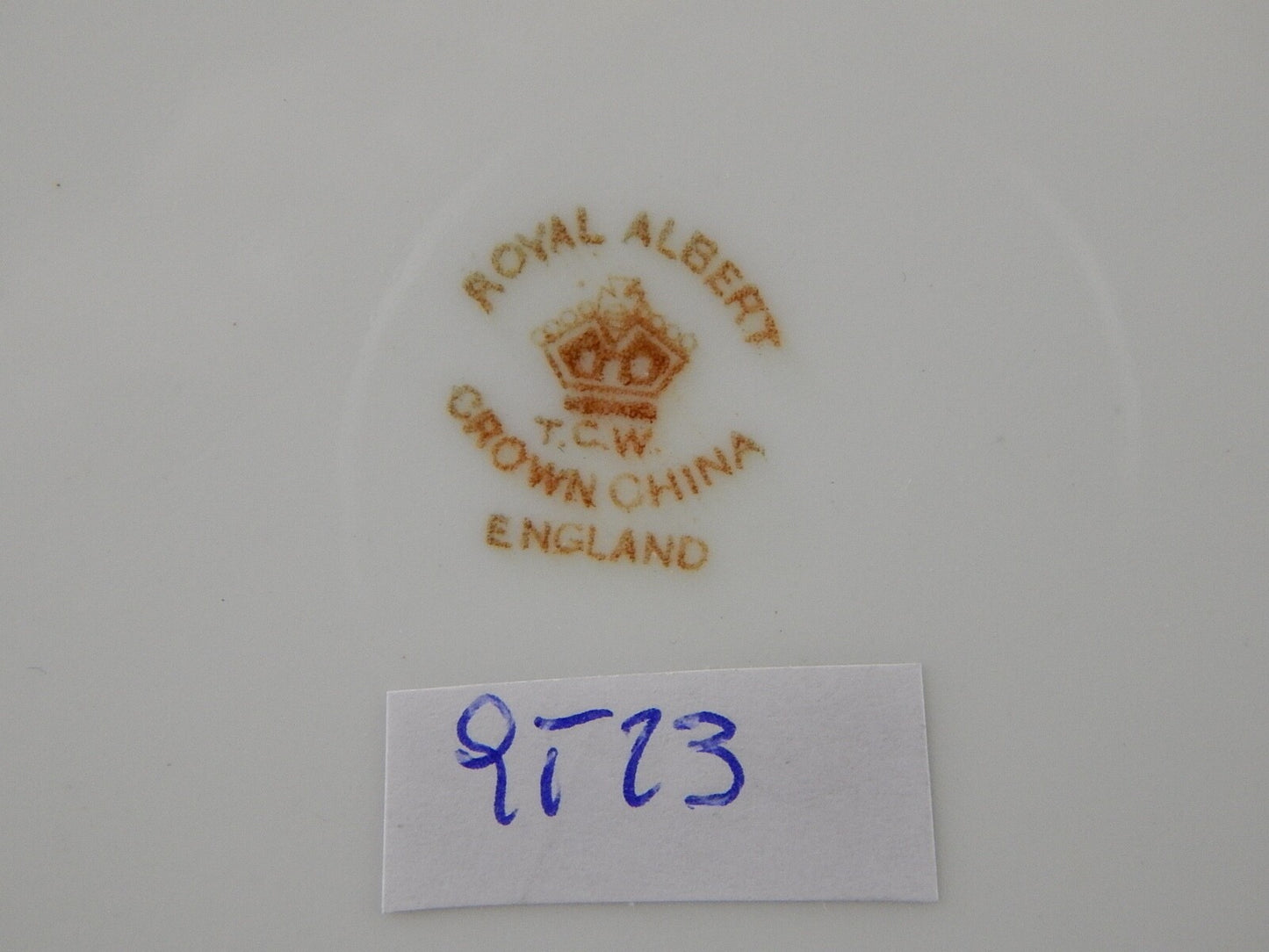 ANTICO 1917 ROYAL ALBERT CROWN CHINA PORCELLANA SERVIZIO DESSERT