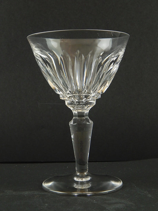 ANTICO BICCHIERE CALICE ACQUA CRISTALLO MOLATO CRISTALLERIA SAINT LOUIS