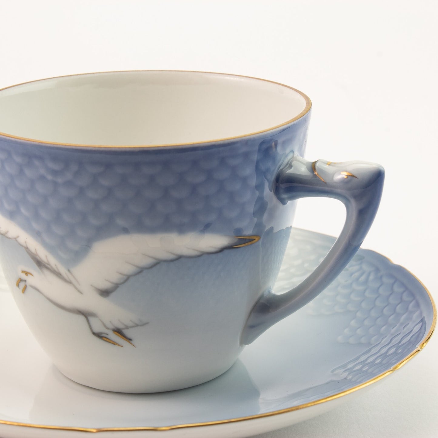 TAZZA CAFFE' PORCELLANA ORO ZECCHINO GABBIANI ROYAL COPENHAGEN BING&GRONDAHL 102