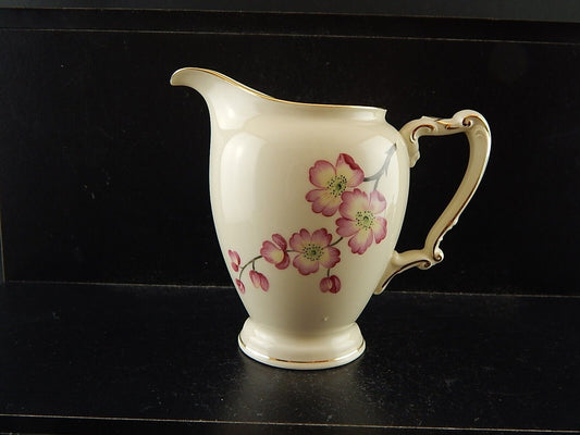 ANTICA ART DECO LATTIERA BRICCO PORCELLANA HEINRICH &CO SELB BAVARIA FIORI PESCO