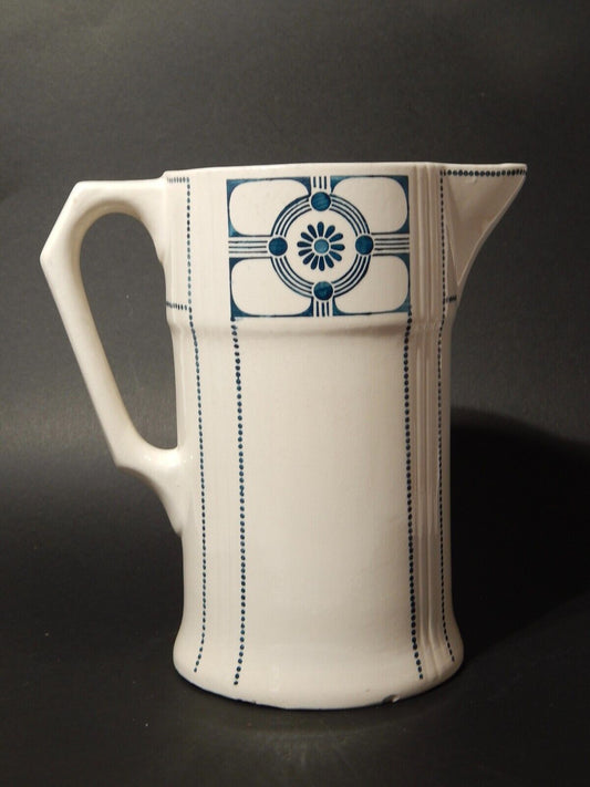 ANTICA ART DECO GRANDE BROCCA CARAFFA VERSATOIO CERAMICA SYLT