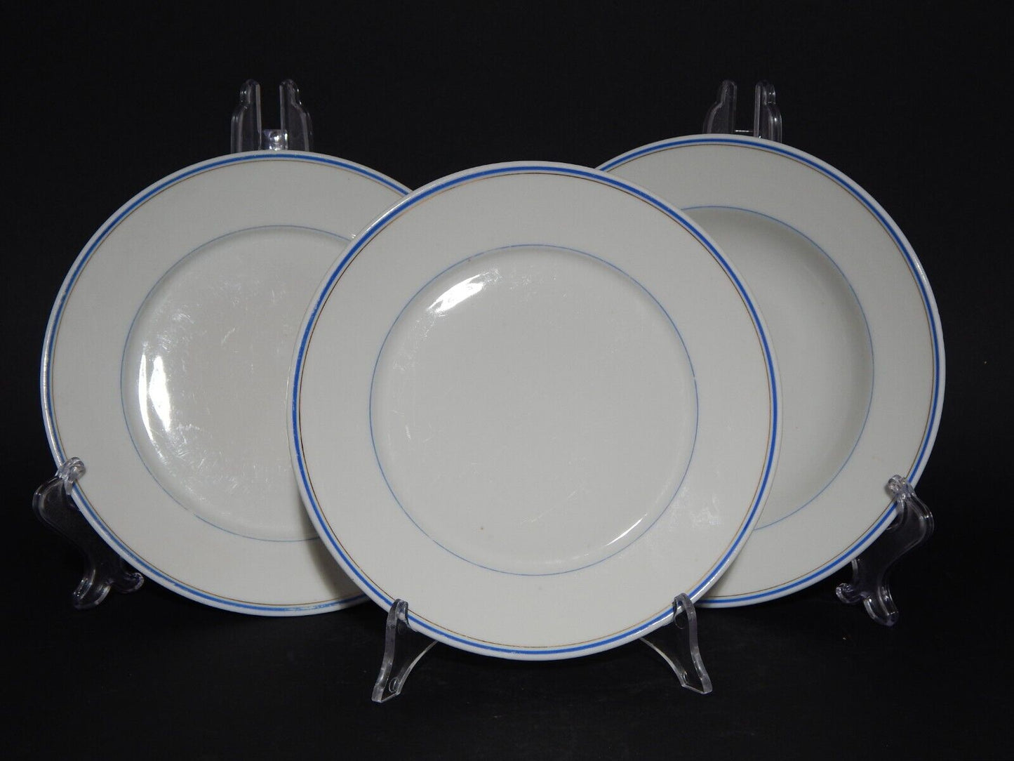 ANTICO RARO SERVIZIO TAVOLA IMPERO 18 PIATTI PORCELLANA GINORI DOCCIA SEC. XIX