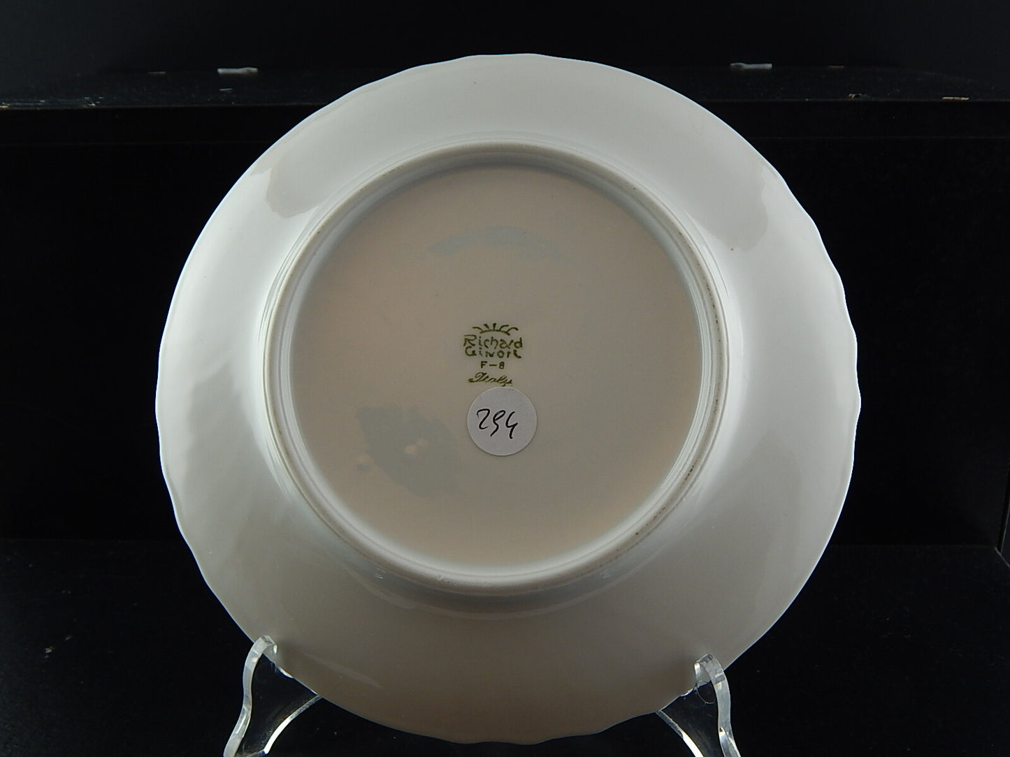 RICHARD GINORI PORCELLANA PIATTO VECCHIO GINORI DECORO NATURA MORTA FRUTTI 294