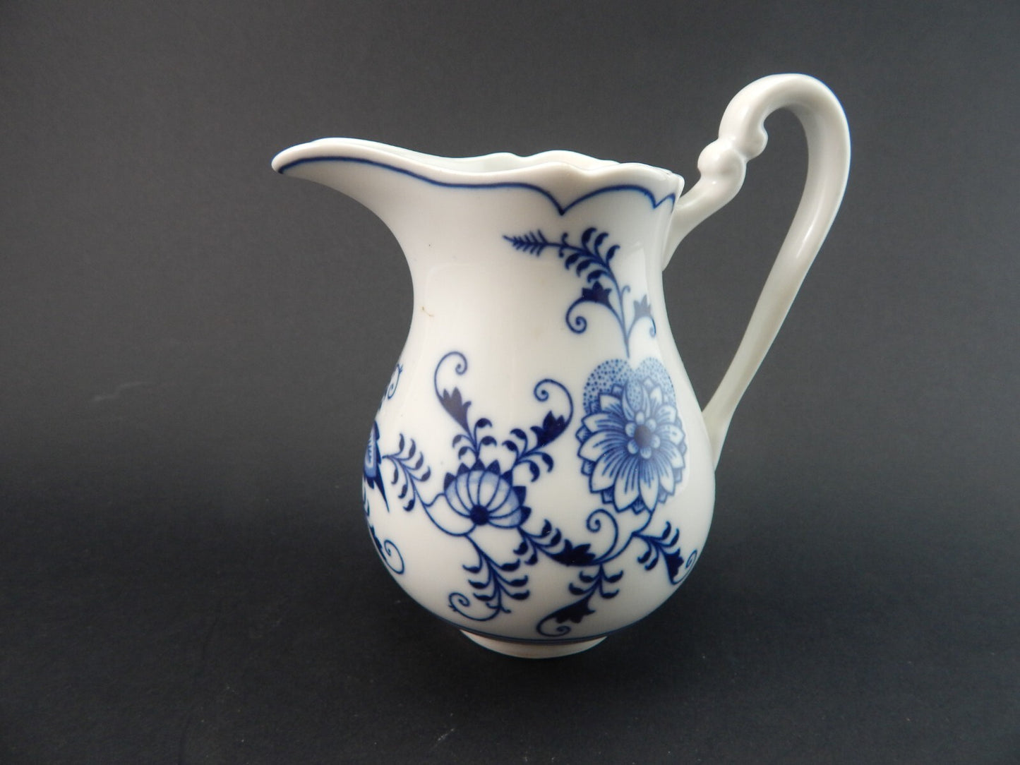 Zwiebelmuster Original Bohemia LATTIERA BRICCO CARAFFA PORCELLANA BIANCA BLU