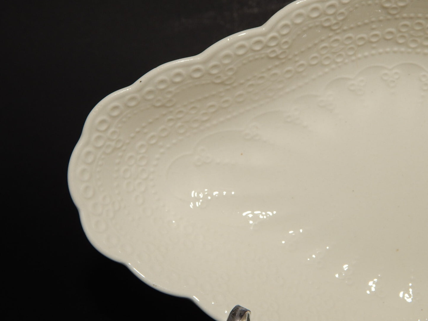 ANTICA RAVIERA VASSOIO INGLESE SEMI PORCELLANA COPELAND SPODE'S JEWEL 1926