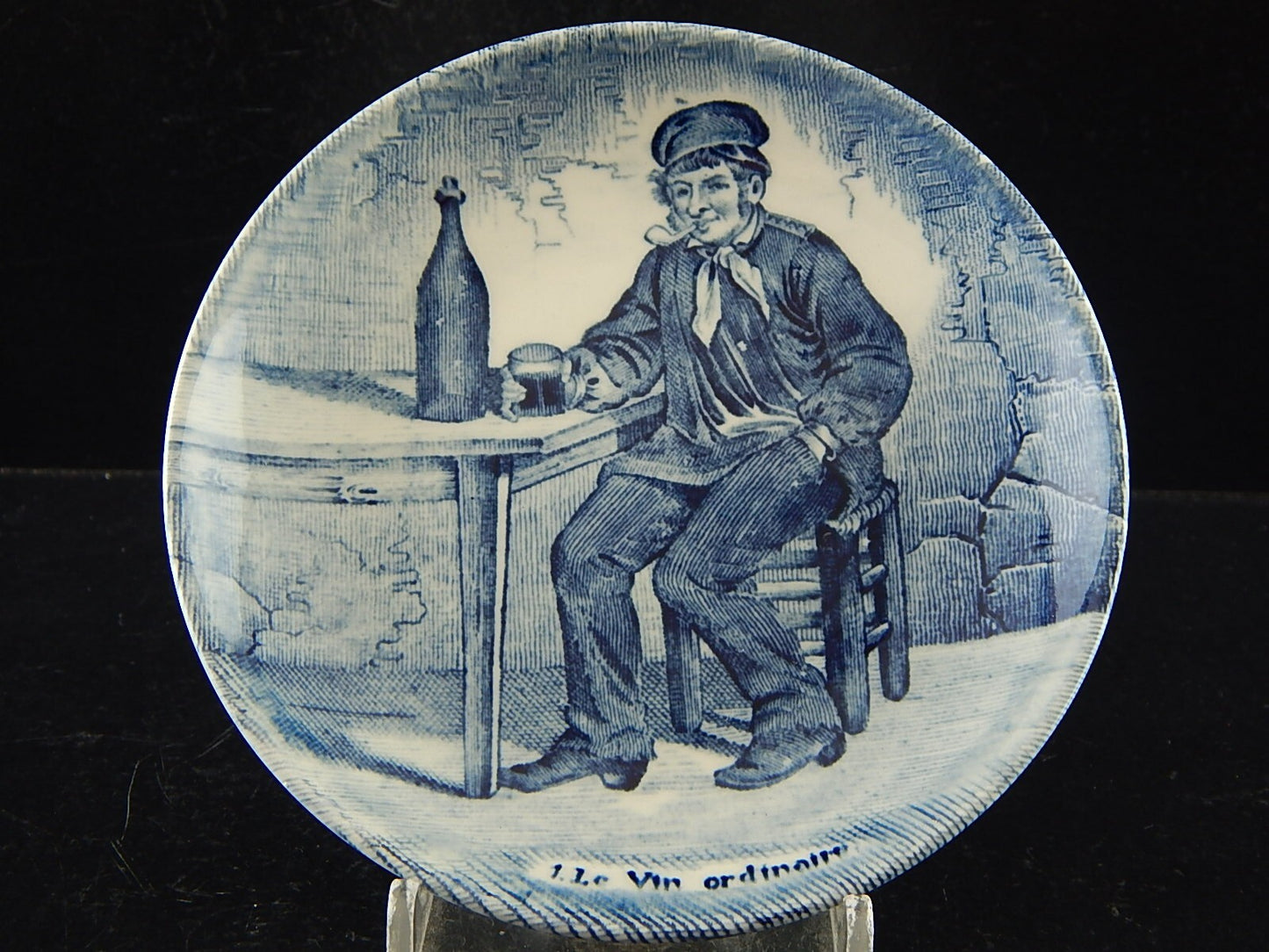 PIATTO DELFTS CERAMICA ROYAL SPHYNX HOLLAND BOCH FRERES LA LOUVIERE LE VIN