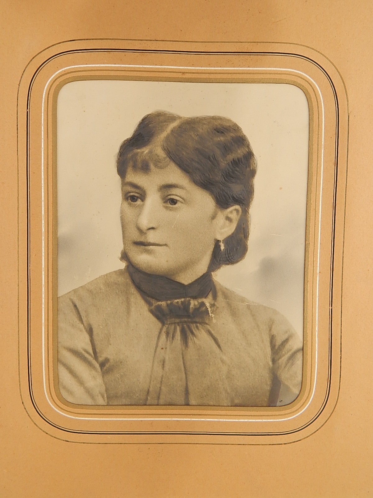 ANTICA FOTOGRAFIA "RITRATTO DI DONNA" COLLEZIONE INIZIO 1900