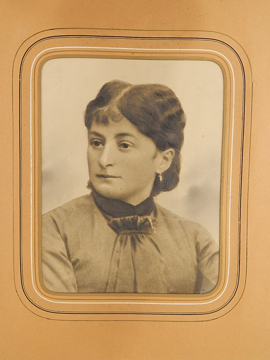 ANTICA FOTOGRAFIA "RITRATTO DI DONNA" COLLEZIONE INIZIO 1900