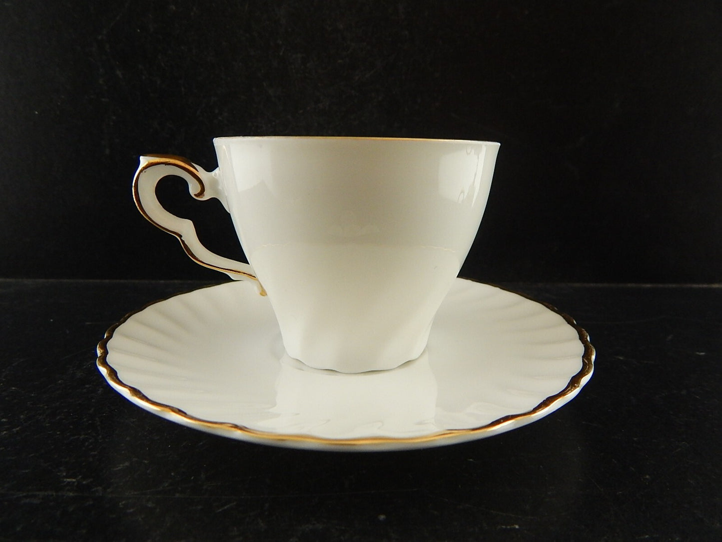 ANTICA TAZZINA CAFFE' PORCELLANA RHEINPFALZ HARTPORZELLAN BAVARIA SCENA GALANTE