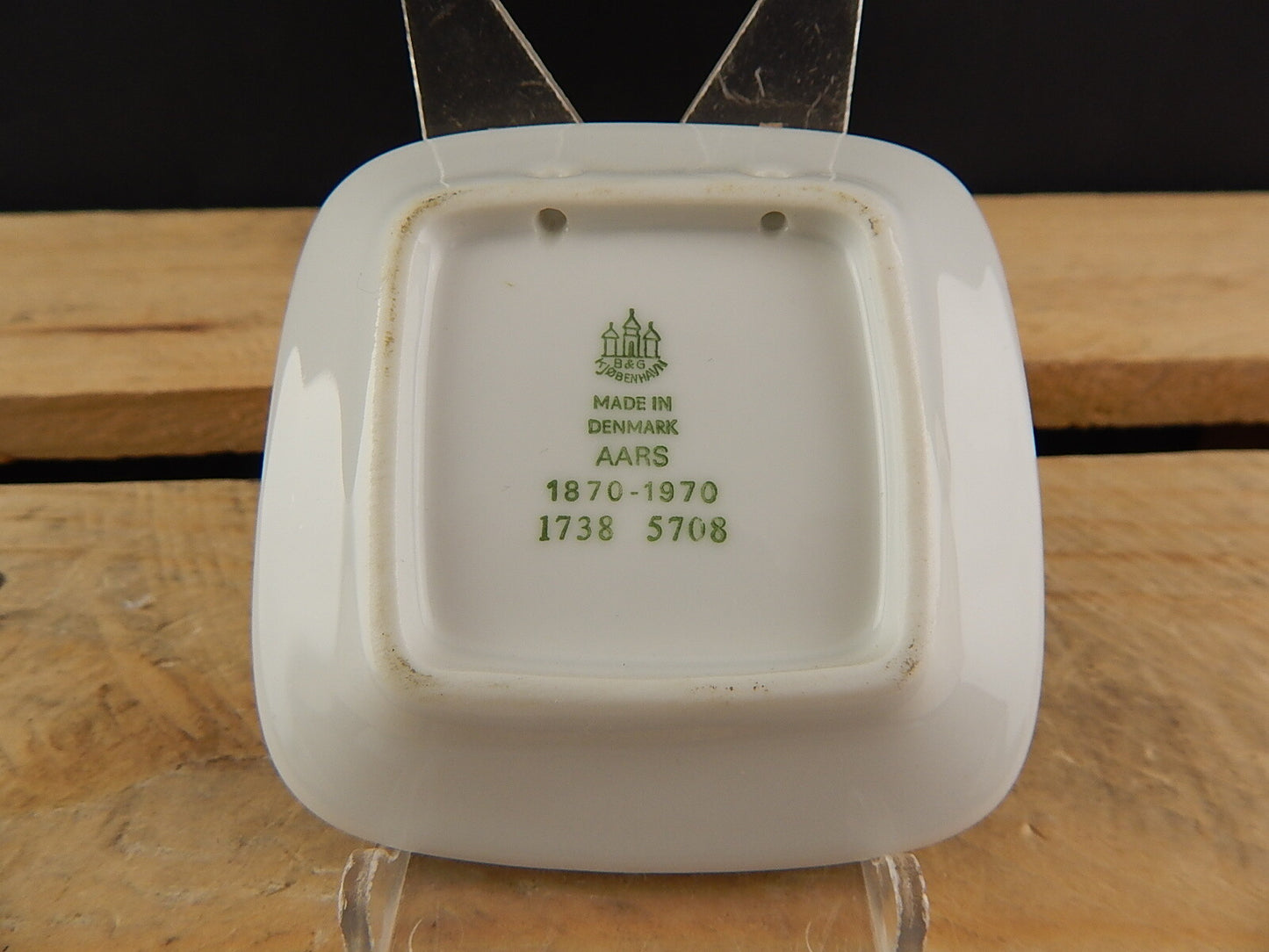 ROYAL COPENHAGEN BING&GRONDAHL PLAQUETTE PIATTINO PORCELLANA AARS