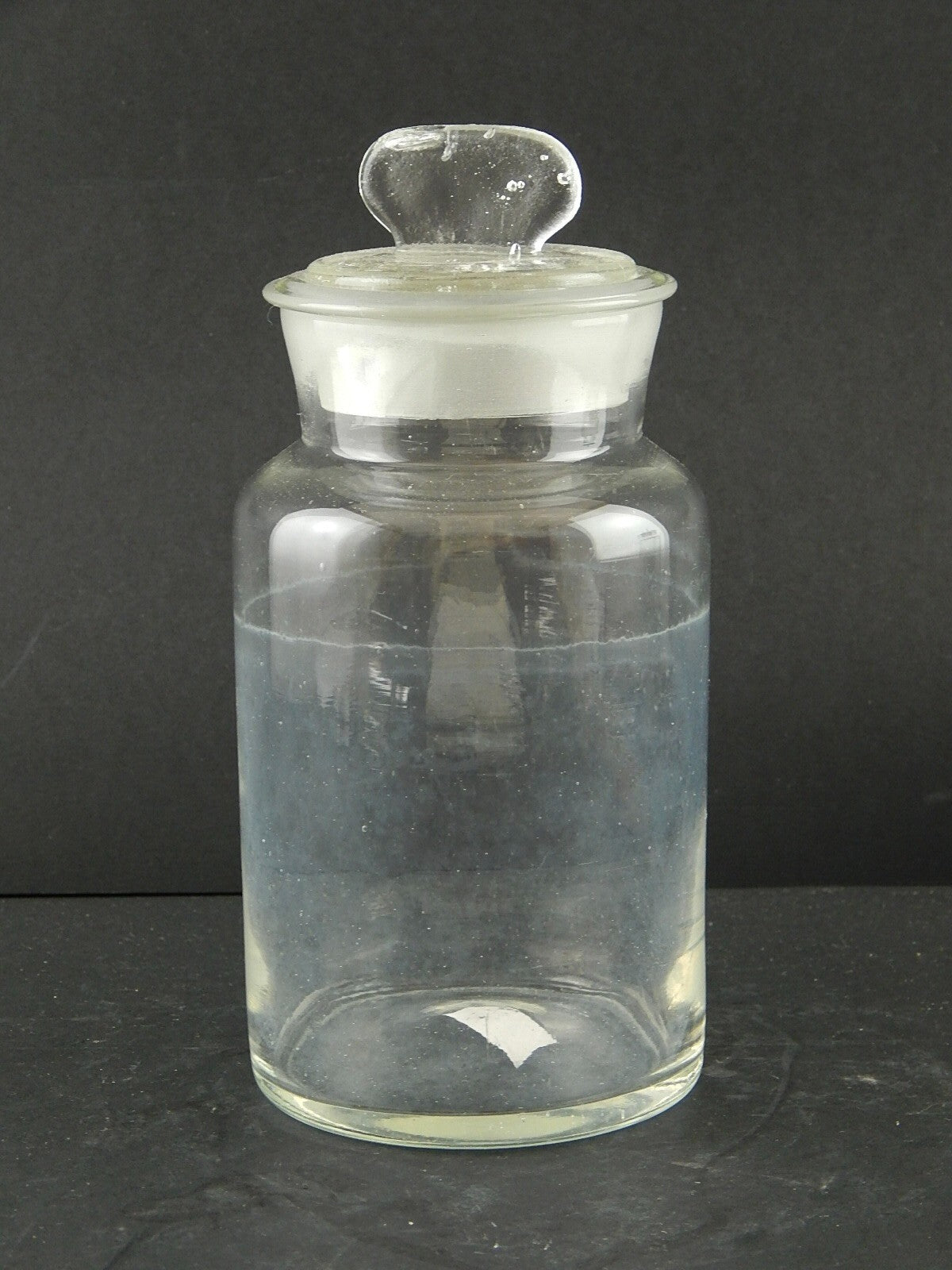 ANTICO VASO ALBARELLO VETRO SOFFIATO ALTARE FARMACIA DROGHERIA A575
