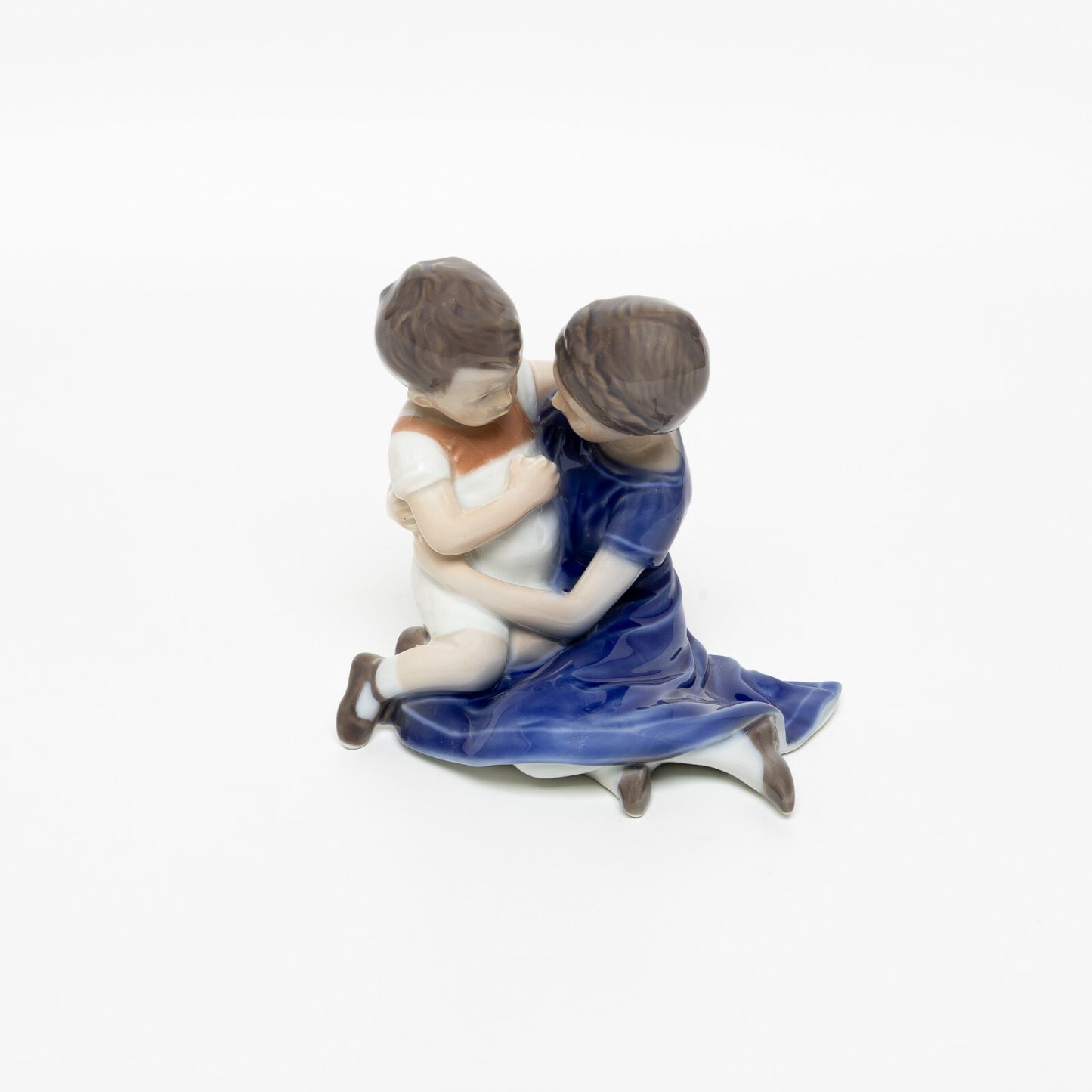 STATUINA PORCELLANA ROYAL COPENHAGEN "Fratello e Sorella" COD 403 CM 12x12x9