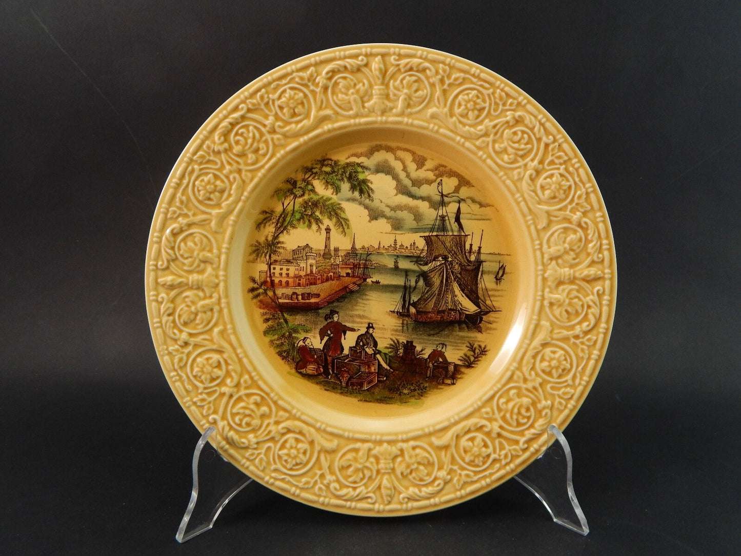 VINTAGE SERVIZIO 18 PIATTI ROYAL STAFFORDSHIRE CERAMICS ENGLAND SAFE HARBOUR