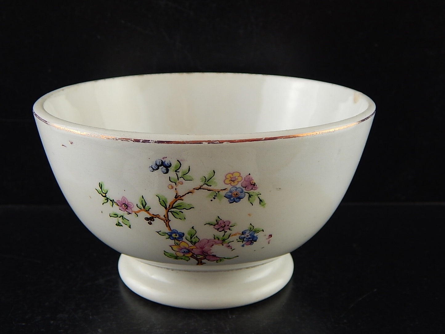 ARTE POVERA ANTICA 1927 SCODELLA TAZZA CERAMICA REVELLI LAVENO MARCHIO AQUILA