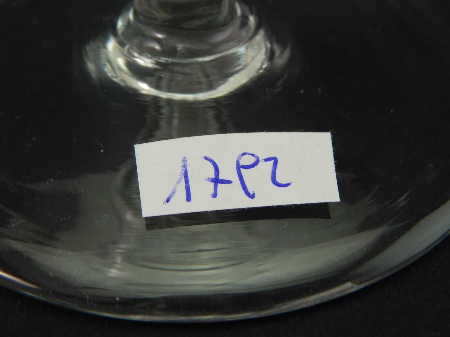 ANTICO LIBERTY SERVIZIO 20 CALICI VETRO SOFFIATO CRISTALLERIA VAL D'ELSA