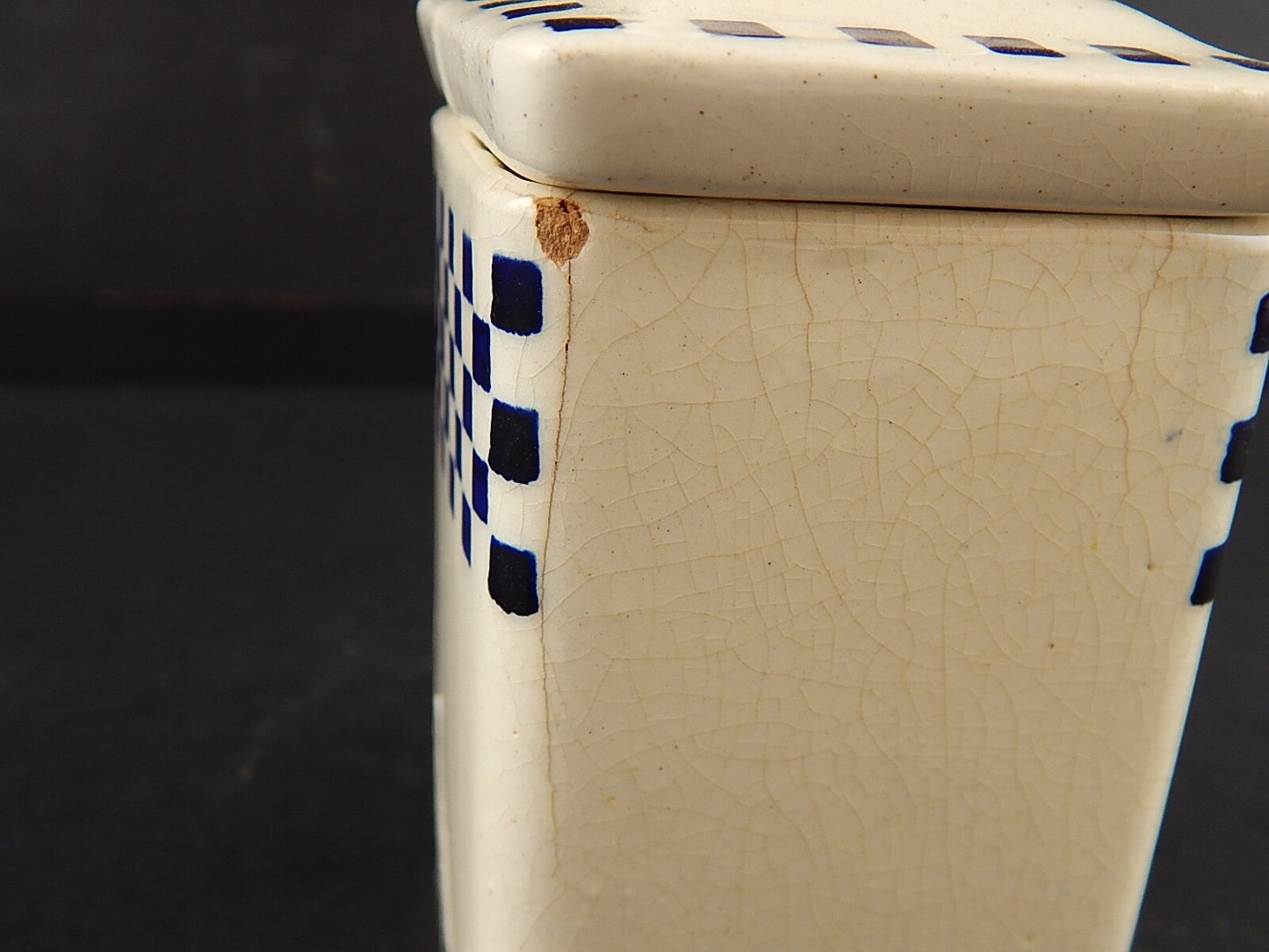 ANTICO BARATTOLO ART DECO CERAMICA CUCINA NORD EUROPA ALLEHAANDE SPEZIE MISTE