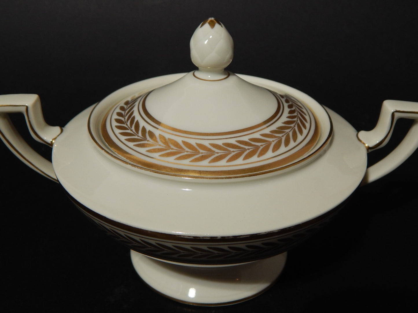 ANTICO SERVIZIO TE' PORCELLANA MODELLO IMPERO KONIGL.1794 ROYAL TETTAU