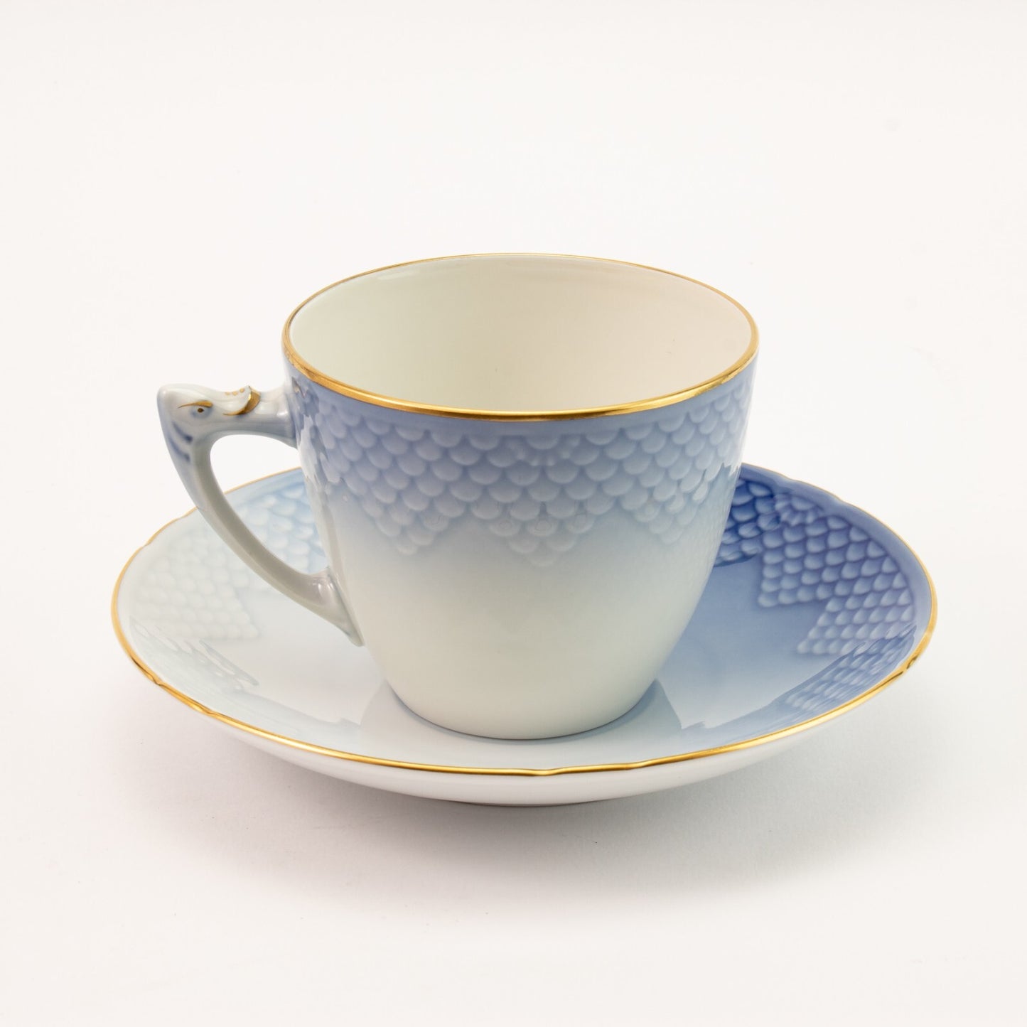 TAZZA DA CAFFE' IN PORCELLANA E ORO ZECCHINO GABBIANI ROYAL COPENHAGEN 072