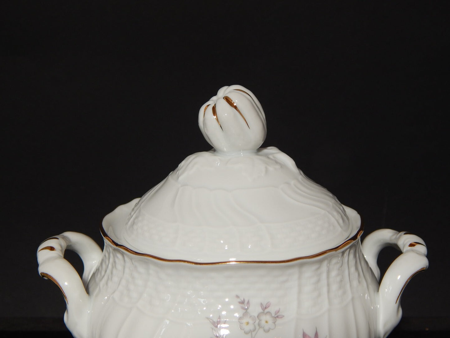 PREZIOSO RICHARD GINORI SERVIZIO CAFFE' PORCELLANA MODELLO VECCHIO GINORI FIORI