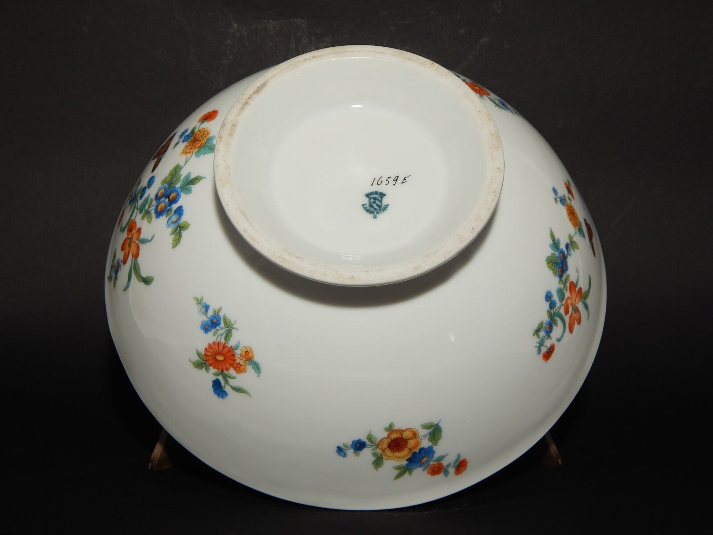 ANTICA CIOTOLA INSALATIERA PORCELLANA ART NOUVEAU SUISSE LANGENTHAL PRIMO '900