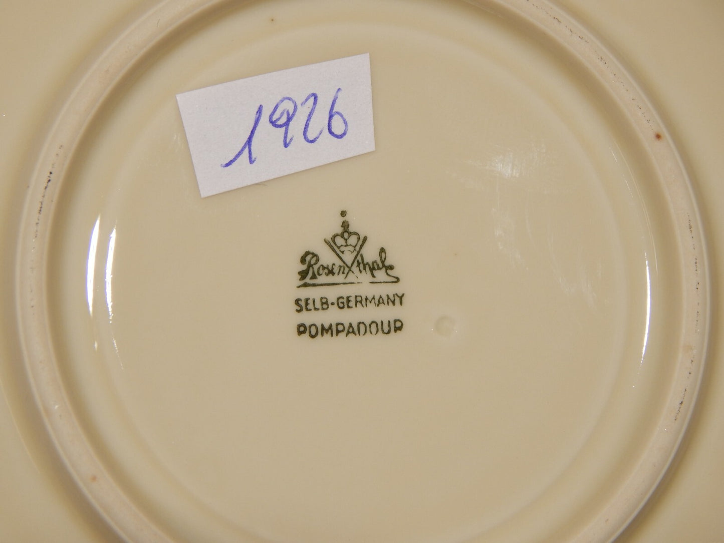 PREZIOSA ROCAILLE ANTICA TAZZA DA TE' PORCELLANA ROSENTHAL POMPADOUR #