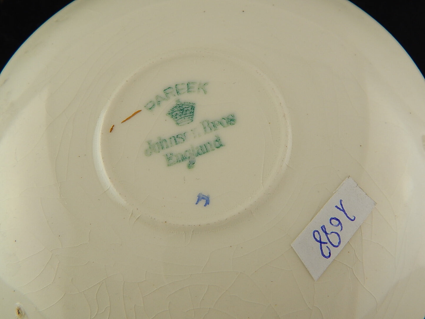 ANTICA 1913 TAZZA PIATTINO SEMI PORCELLANA JOHNSONS BROS COLLEZIONE PAREEK #7688