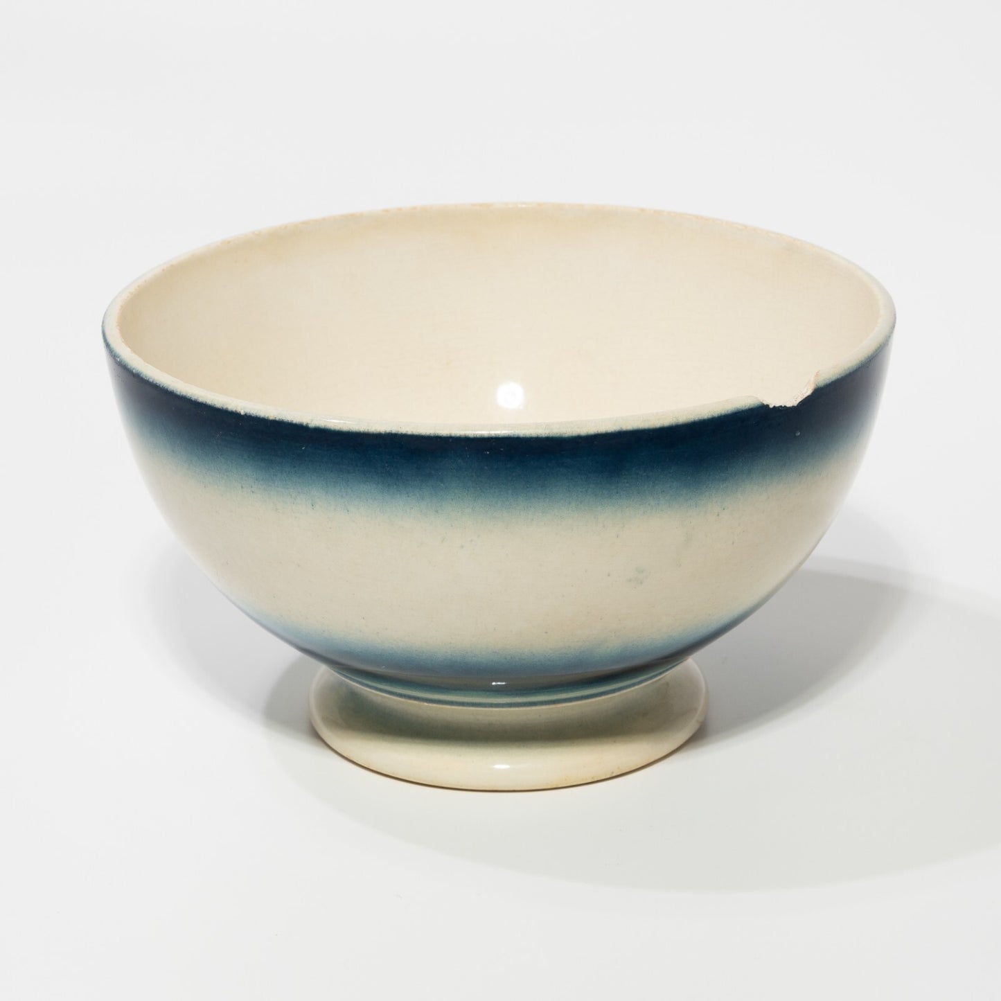 ARTE POVERA ANTICA SCODELLA TAZZA SOCIETA' CERAMICA ITALIANA LAVENO AEROGRAFO