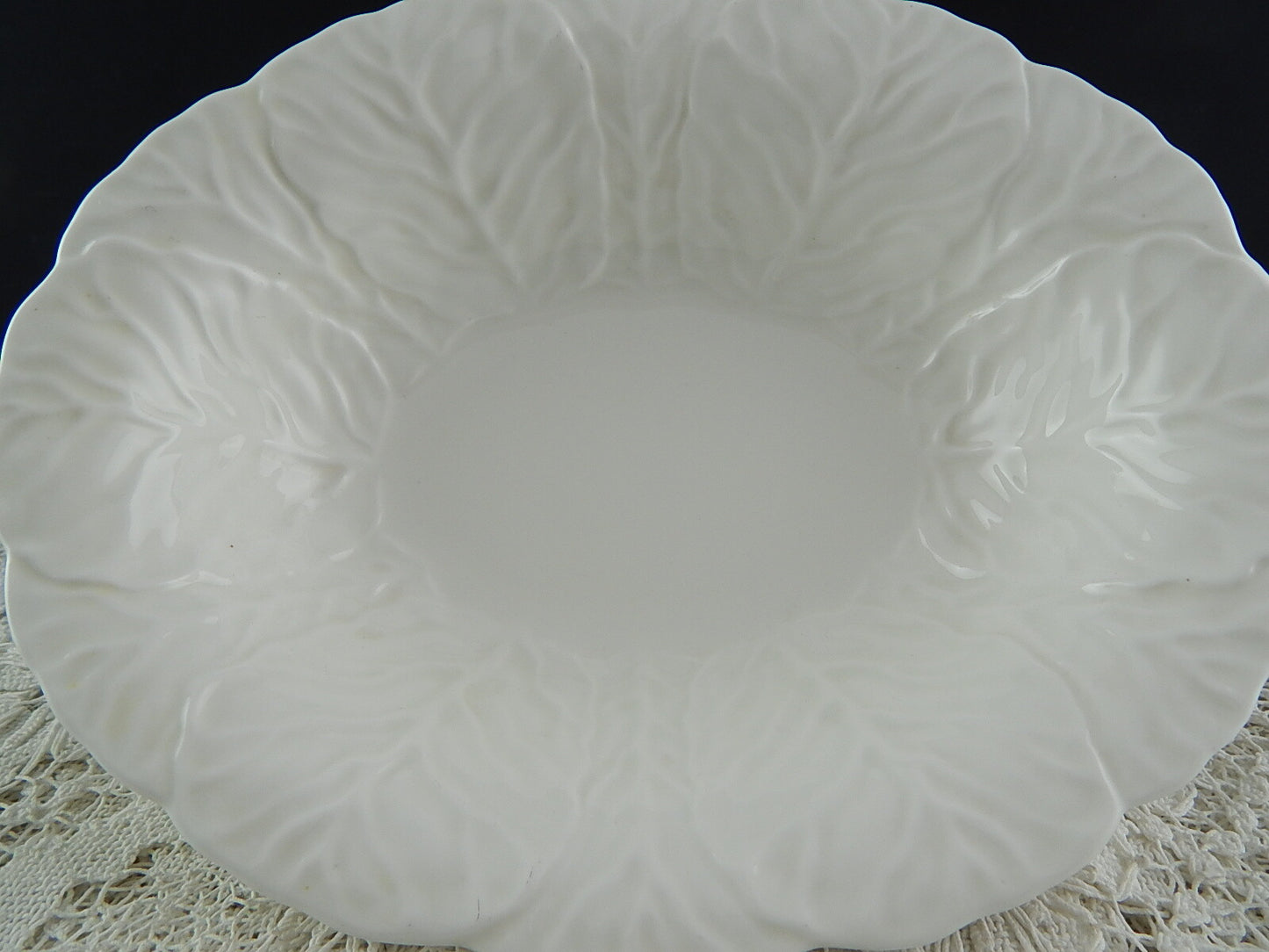 VINTAGE COALPORT PORCELLANA BIANCA CENTROTAVOLA CIOTOLA COUNTRY WARE